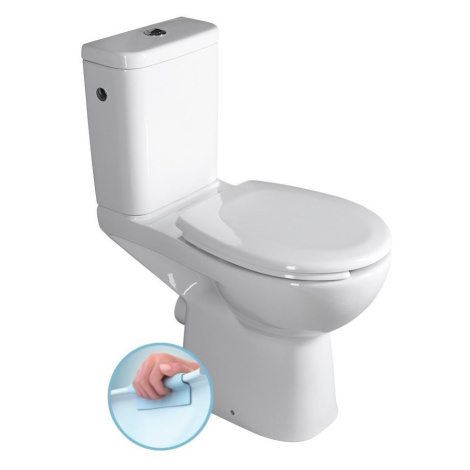 SAPHO - HANDICAP WC kombi misa zvýšená Rimless, zadný odpad, biela K11-0221