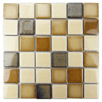 Keramická mozaika Premium Mosaic béžová 30x30 cm lesk MOS48MIX2