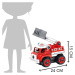 Poskladaj hasičské auto na diaľkové ovládanie pre deti Buki