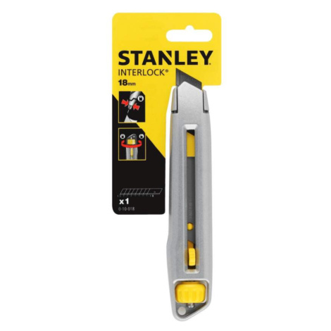 STANLEY Nôž kovový s odlamovacou čepeľou INTERLOCK 18mm 0-10-018