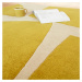 Okrovožltý ručne tkaný koberec z recyklovaných vlákien 120x170 cm Romy – Asiatic Carpets