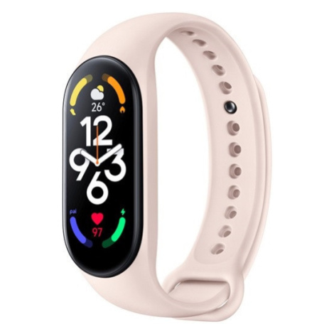 Xiaomi Mi Smart Band 7, silikónový remienok, nastaviteľný, ružový, z výroby