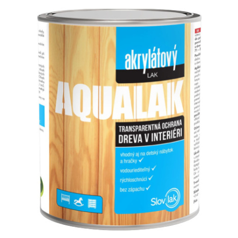 AQUALAK - Vodou reidteľný lak na drevo lesklý 0,7 L