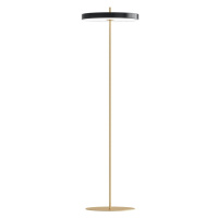 Čierna LED stojacia lampa so stmievačom s kovovým tienidlom (výška  151 cm) Asteria Floor – UMAG