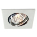 Decentný stropný zapustený prstenec chróm, 6,8 cm