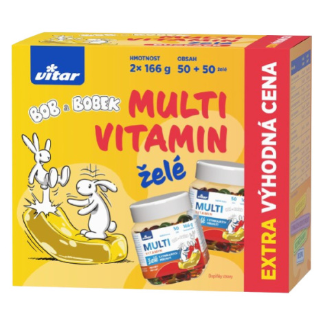 VITAR Kids Multivitamin Bob a Bobek DUOPACK 2 x 50 ks Vitar Veteriane