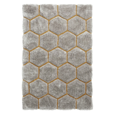 Sivo-žltý koberec Think Rugs Noble House, 180 x 270 cm