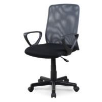 Sconto Kancelárska stolička OLIX čierna/sivá