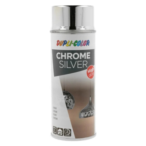 DC CHROME EFFECT - Dekoračný sprej s chrómovým efektom chrómový strieborný 0,4 L