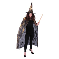 Plášť s klobúkom Čarodejnice/Halloween pre dospelých
