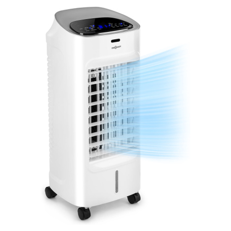 OneConcept Coolster, ochladzovač vzduchu, ventilátor, ionizátor, 60 W, 320 m³/h , 4 l, biely