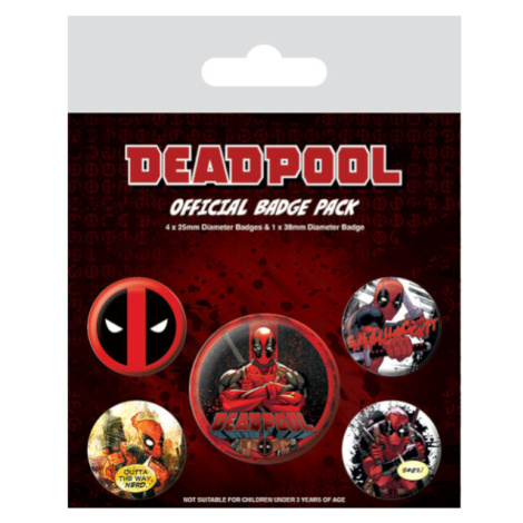 Set odznakov Deadpool