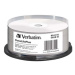 Verbatim BD-R, DL+ Wide Thermal Printable No Id Surface Hard Coat, 50GB, spindle, 43750, 6x, 25-