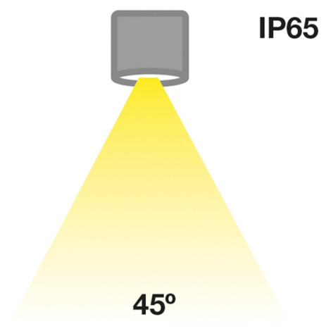 SLC MiniOne Pevné LED svietidlo IP65 čierne 927 THE LIGHT GROUP