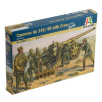 Model Kit figurky 6165 - WWII - Cannone da 149/40 with Crew (1:72)