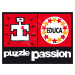 Educa puzzle Pupies in the Luggage 500 dielov a fix lepidlo 17645