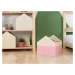 Benlemi Drevený úložný box HOUSE v tvare domčeka Zvoľte farbu: Nelakovaná