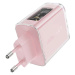 Nabíjačka Wall charger Acefast A45, 2x USB-C, 1xUSB-A, 65W PD (pink)