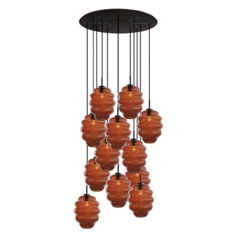 s.luce ECHOS galerijné svetlo 12 plameňov Ø 80cm vrchlík Ø 25cm
