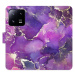 Flipové puzdro iSaprio - Purple Marble - Xiaomi 13 Pro