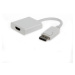 Kabel CABLEXPERT A-DPM-HDMIF-002-W red. Displayport na HDMI, M/F, bílá