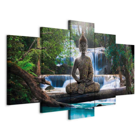 artgeist OBRAZ NA PLÁTNE, krajina a príroda, Budha, 200/100/1,2 cm