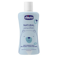 CHICCO Natural Sensation šampón na vlasy a telo s aloe a harmančekom 0m+, 200 ml