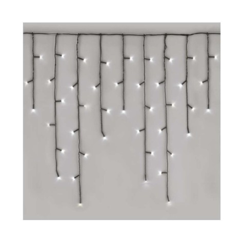 LED vánoční rampouchy Rasta s programy 3,6 m studená bílá EMOS