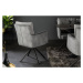 LuxD 23788 Dizajnová otočná stolička Maddison sivá