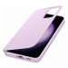 Diárové puzdro Samsung na Samsung Galaxy S23+ 5G S916 EF-ZS916CVE Clear View Lilac