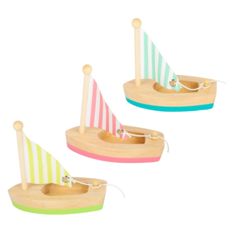 Small Foot Vodná hračka plachetnica 3 ks Legler