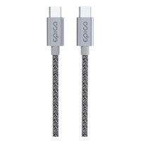 EPICO Opletený Kábel USB-C na USB-C 1.2M - Vesmirne šedá