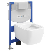 Mexen Fenix XS-F, podomietkový modul a závesné WC Stella, biela, 6803368XX00