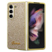 Guess PC/TPU Glitter Flakes Kryt pre Samsung Galaxy Z Fold 5, Zlatý