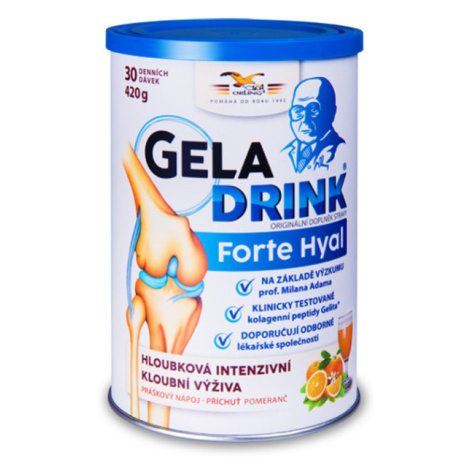 GELADRINK Forte Hyal nápoj pomaranč 420 g