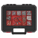 Kufr na nářadí HARDY II 38,4 x 33,5 x 14,4 cm černo-červený