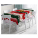 Vianočný obrus s prímesou bavlny Minimalist Cushion Covers Merry Christmas, 140 x 180 cm