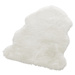 Kusový koberec Superior 103347 Uni White (koža) Rozmery kobercov: 90x140 tvar kožušiny