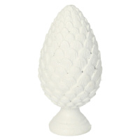 Dekoria Dekorácia White Cone 13cm, 7 x 13 cm