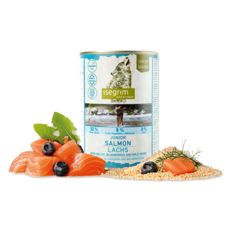 Isegrim Dog Adult Salmon with Millet, Blueberries & Wild Herbs 6 x 400 g