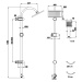 NOVASERVIS - Sprchová súprava k nástennej sprchovej alebo vaňovej batérii SET031,0