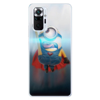 Odolné silikónové puzdro iSaprio - Mimons Superman 02 - Xiaomi Redmi Note 10 Pro