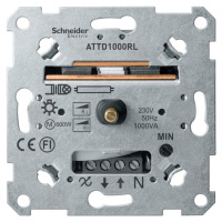 Stmievac otocný (1) RL 1000W/VA (SS) - prístroj Merten SysM (Schneider)