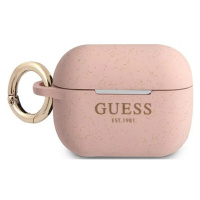 Obal Guess GUAPSGGEP AirPods Pro cover pink Silicone Glitter (GUAPSGGEP)