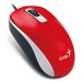 GENIUS myš DX-110, drôtová, 1000 dpi, USB, červená