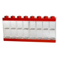 LEGO® Zberateľská skrinka na 16 minifigúrok Červená farba