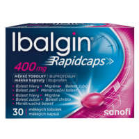 IBALGIN Rapidcaps 400 mg 30 kapsúl