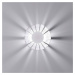 Biele dizajnové stropné LED svietidlo Loto 27 cm