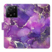 Flipové puzdro iSaprio - Purple Marble - Xiaomi 13T / 13T Pro