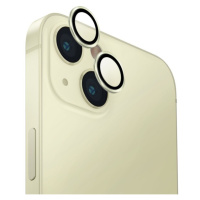 UNIQ OPTIX IPHONE 15/15PLUS (2023) 6.1 / 6.7 ALUMINIUM CAMERA LENS PROTECTOR - PALE YELLOW (YELL